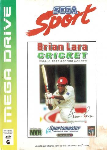 Cover Brian Lara Cricket for Genesis - Mega Drive